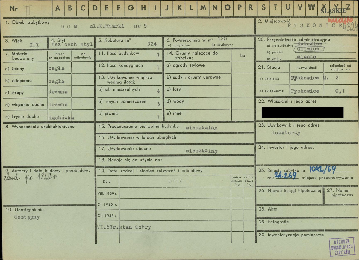 KZ - Karta zielona, skan nr 1
