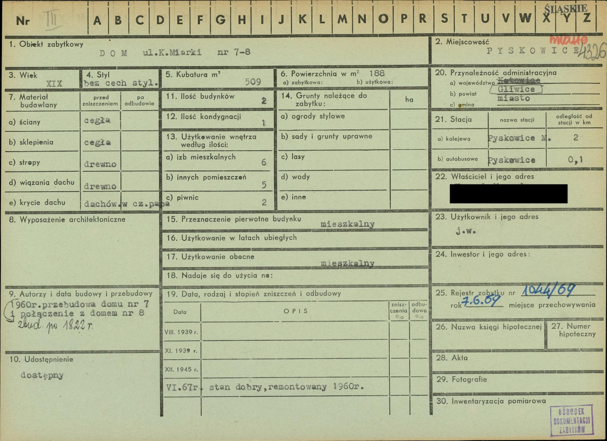 KZ - Karta zielona, skan nr 1