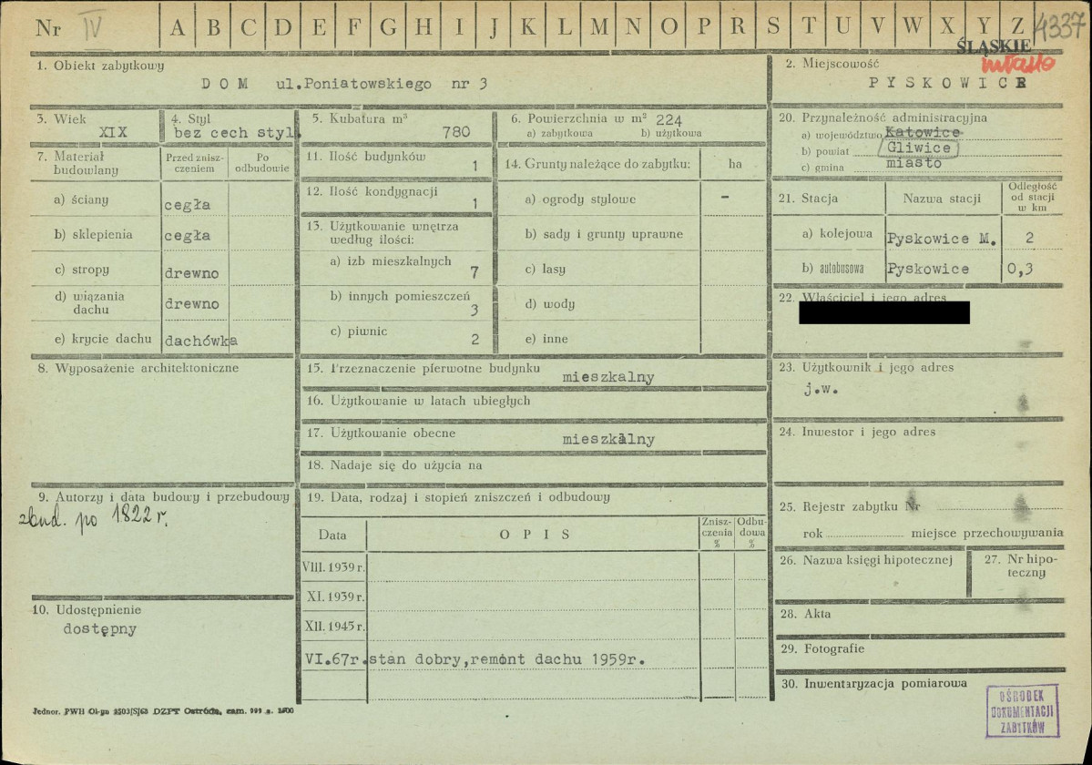 KZ - Karta zielona, skan nr 1