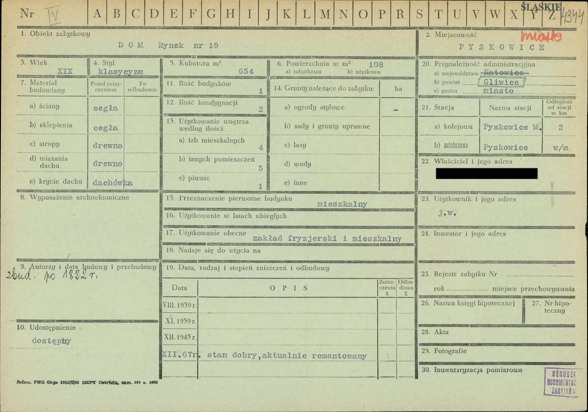 KZ - Karta zielona, skan nr 1