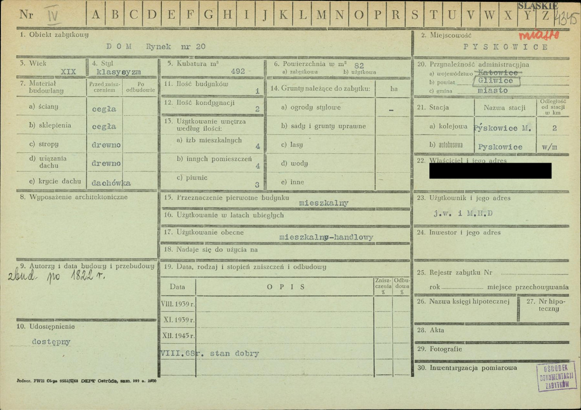 KZ - Karta zielona, skan nr 1