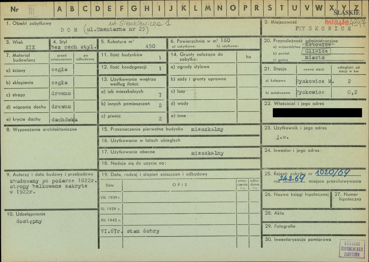 KZ - Karta zielona, skan nr 1
