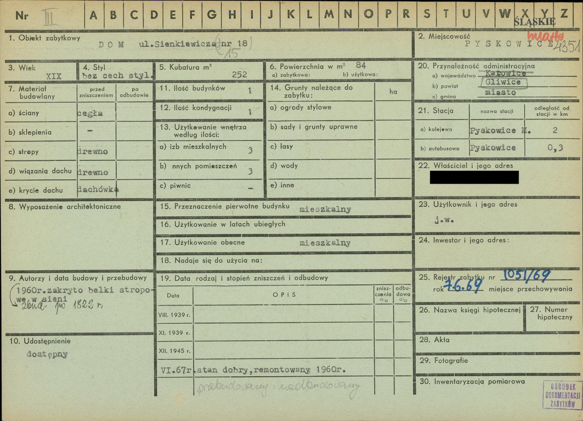 KZ - Karta zielona, skan nr 1