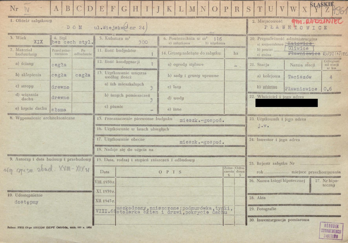 KZ - Karta zielona, skan nr 1