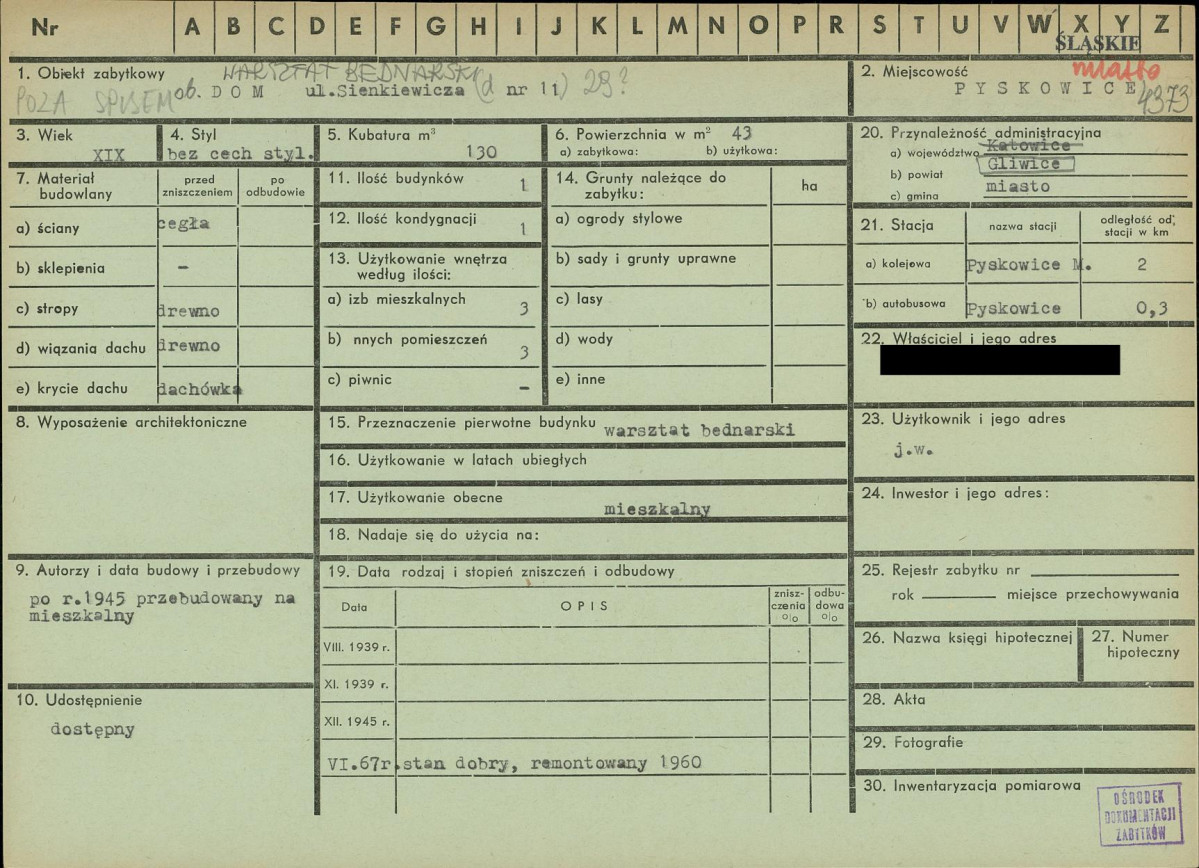 KZ - Karta zielona, skan nr 1