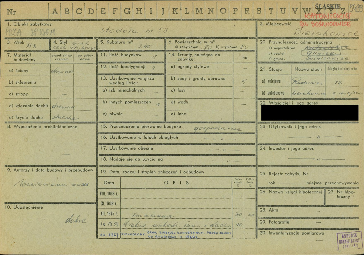 KZ - Karta zielona, skan nr 1