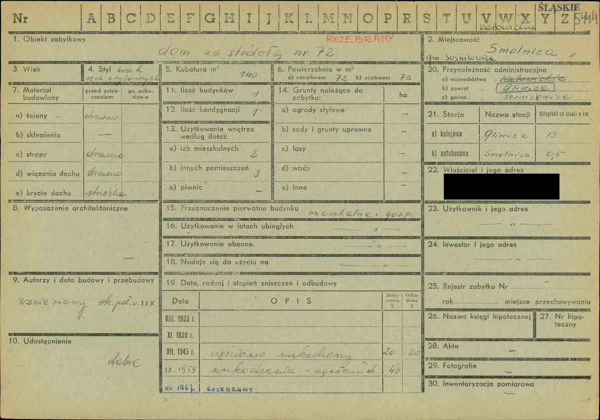 KZ - Karta zielona, skan nr 1