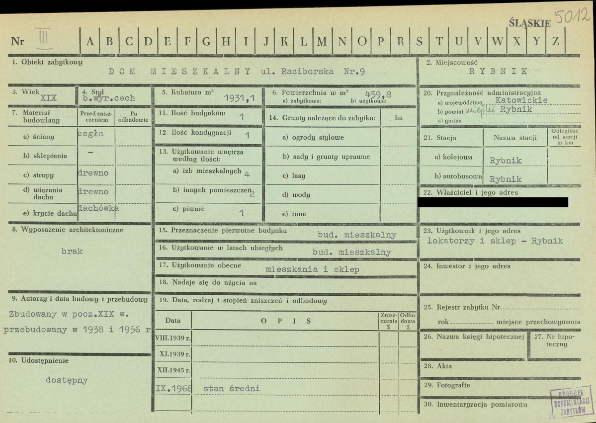 KZ - Karta zielona, skan nr 1