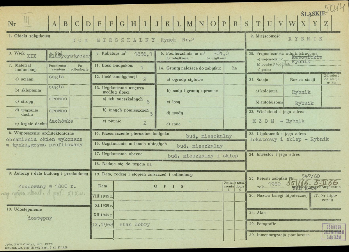 Karta zielona, skan nr 1
