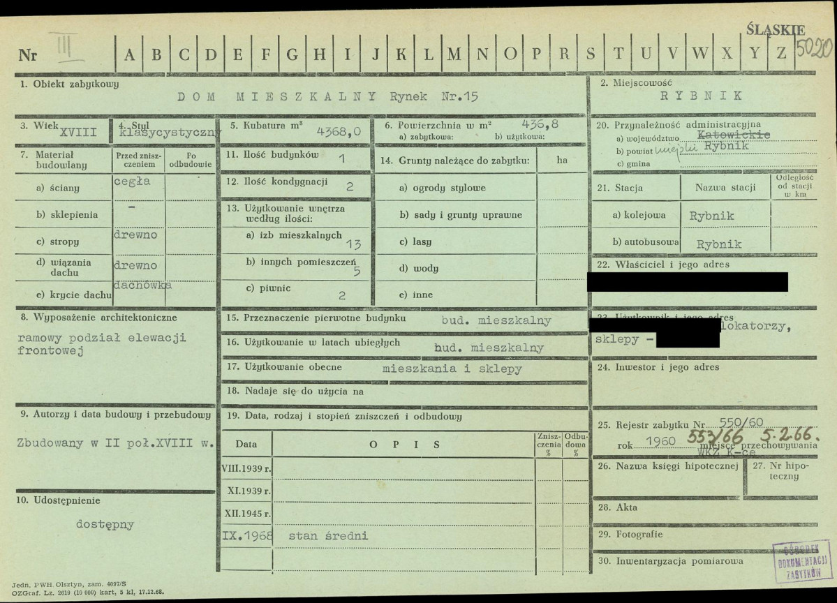 KZ - Karta zielona, skan nr 1