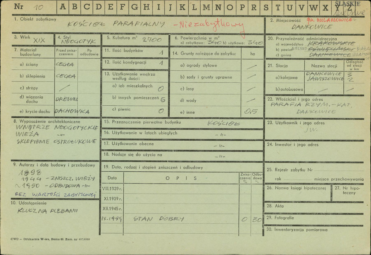 Karta zielona, skan nr 1
