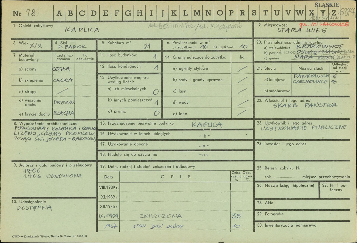 Karta zielona, skan nr 1
