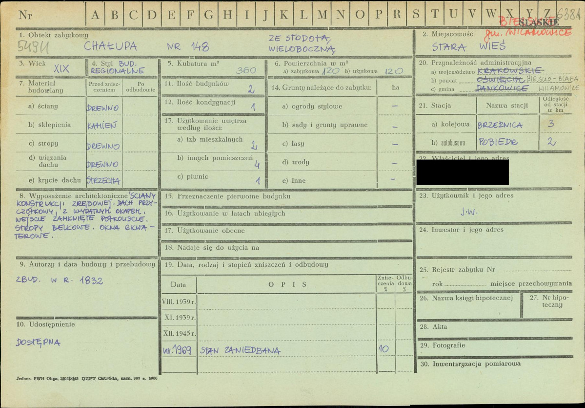 KZ - Karta zielona, skan nr 1