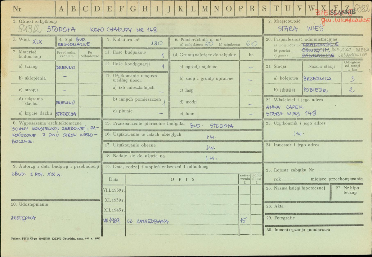KZ - Karta zielona, skan nr 1