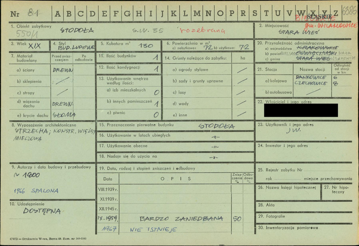 KZ - Karta zielona, skan nr 1