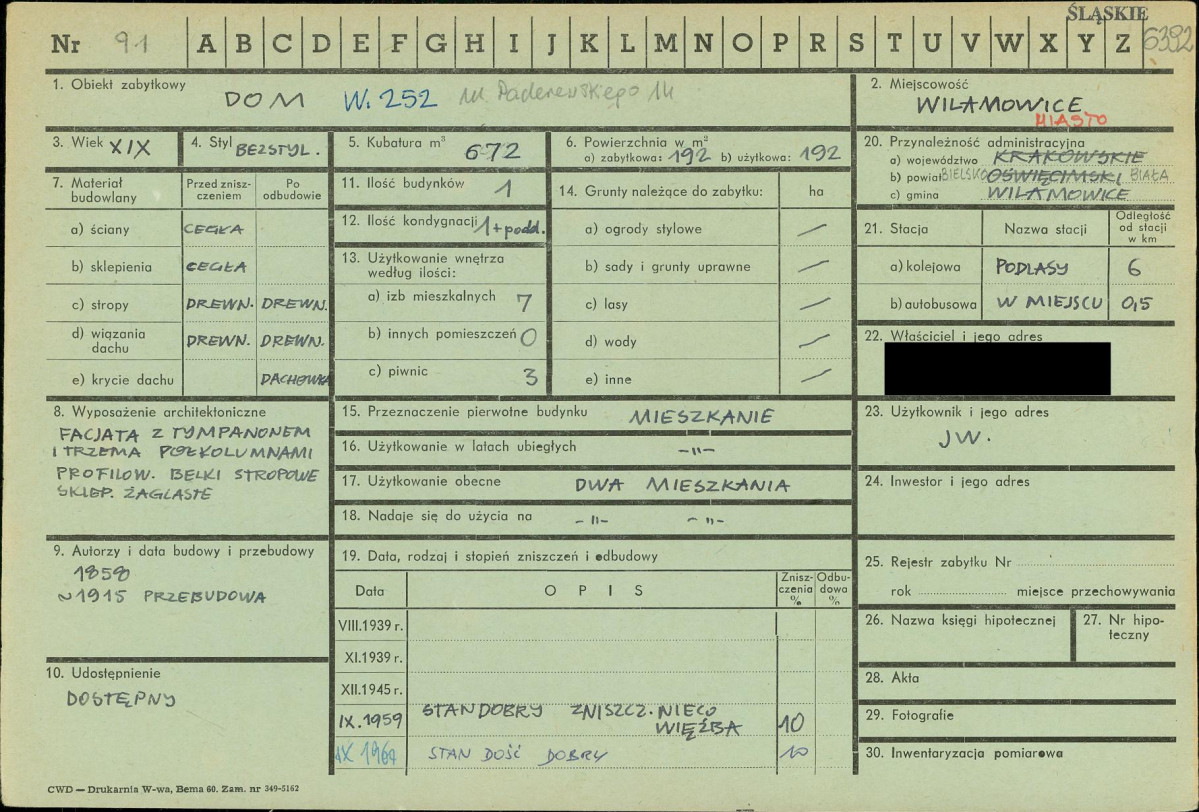 KZ - Karta zielona, skan nr 1