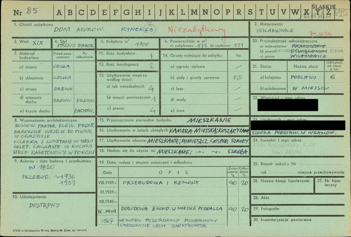 KZ - Karta zielona, skan nr 1
