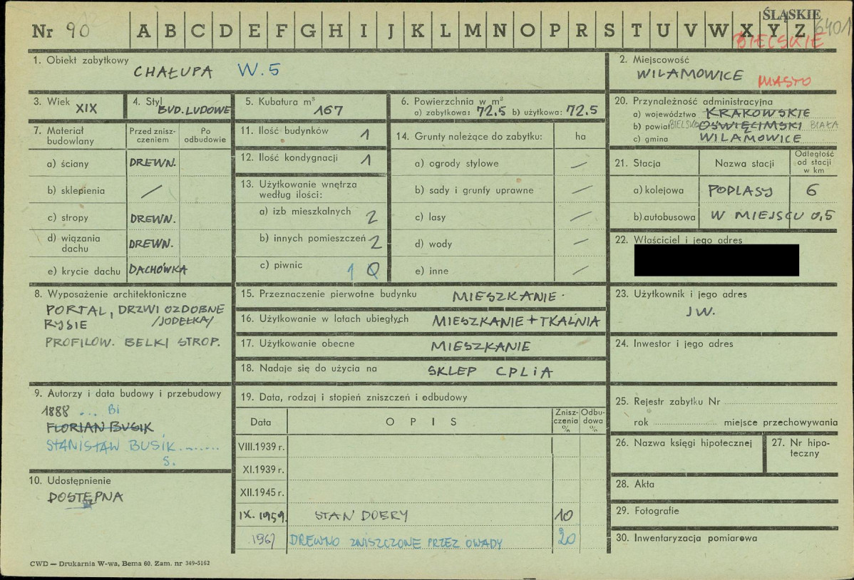 KZ - Karta zielona, skan nr 1