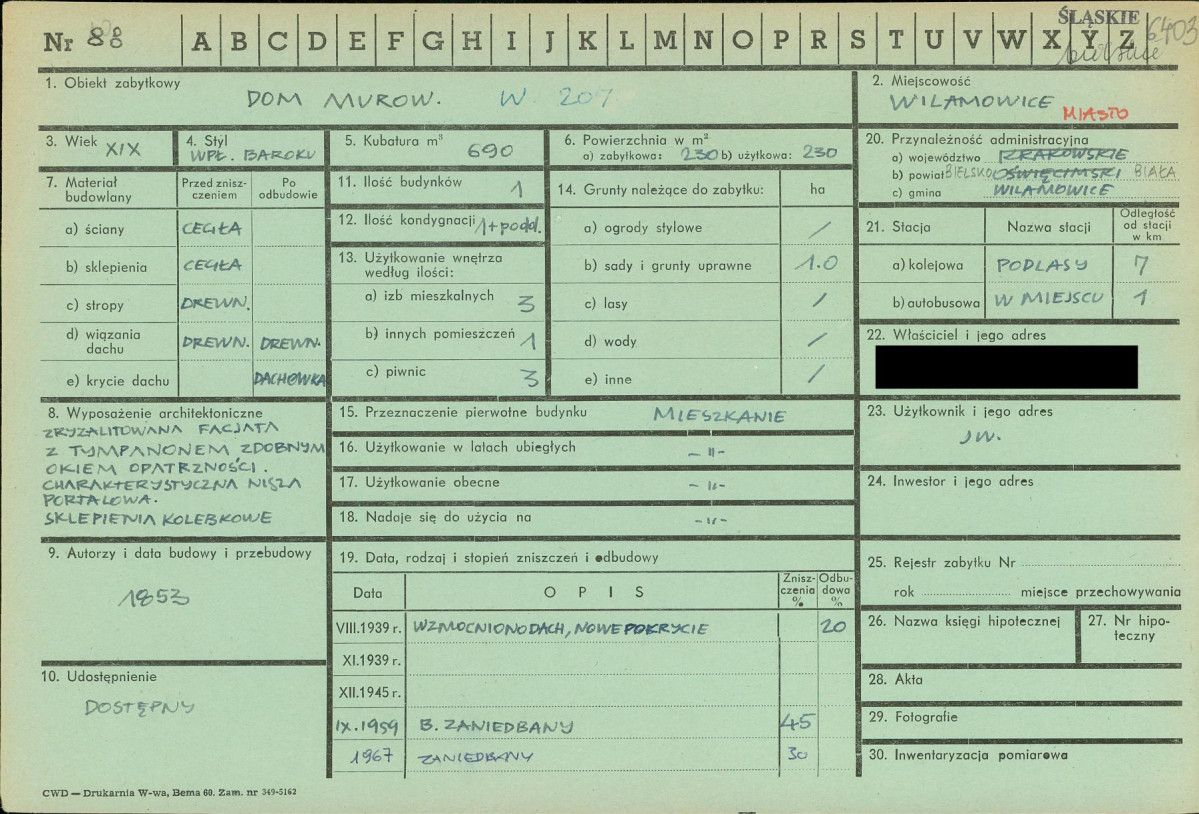 KZ - Karta zielona, skan nr 1