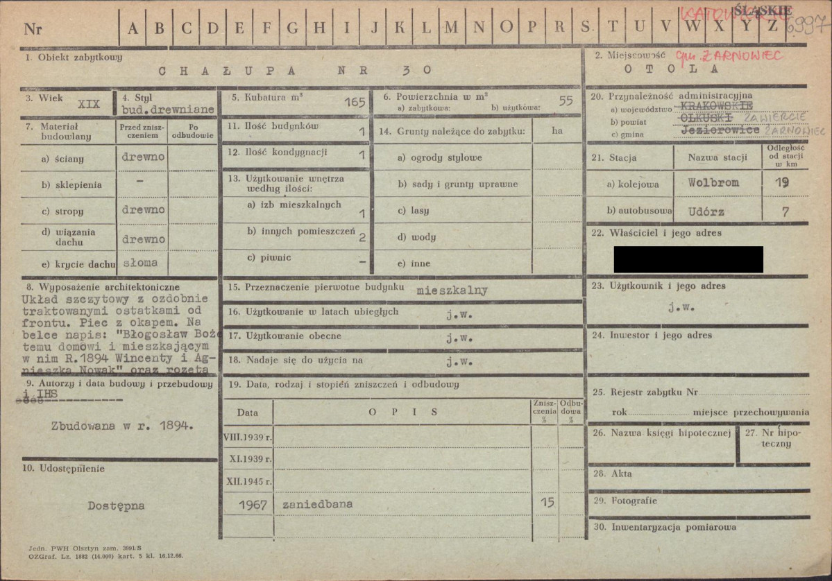 KZ - Karta zielona, skan nr 1