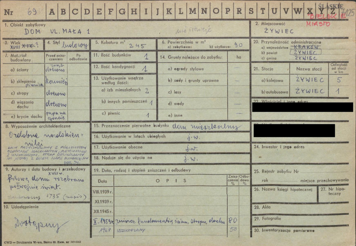 KZ - Karta zielona, skan nr 1