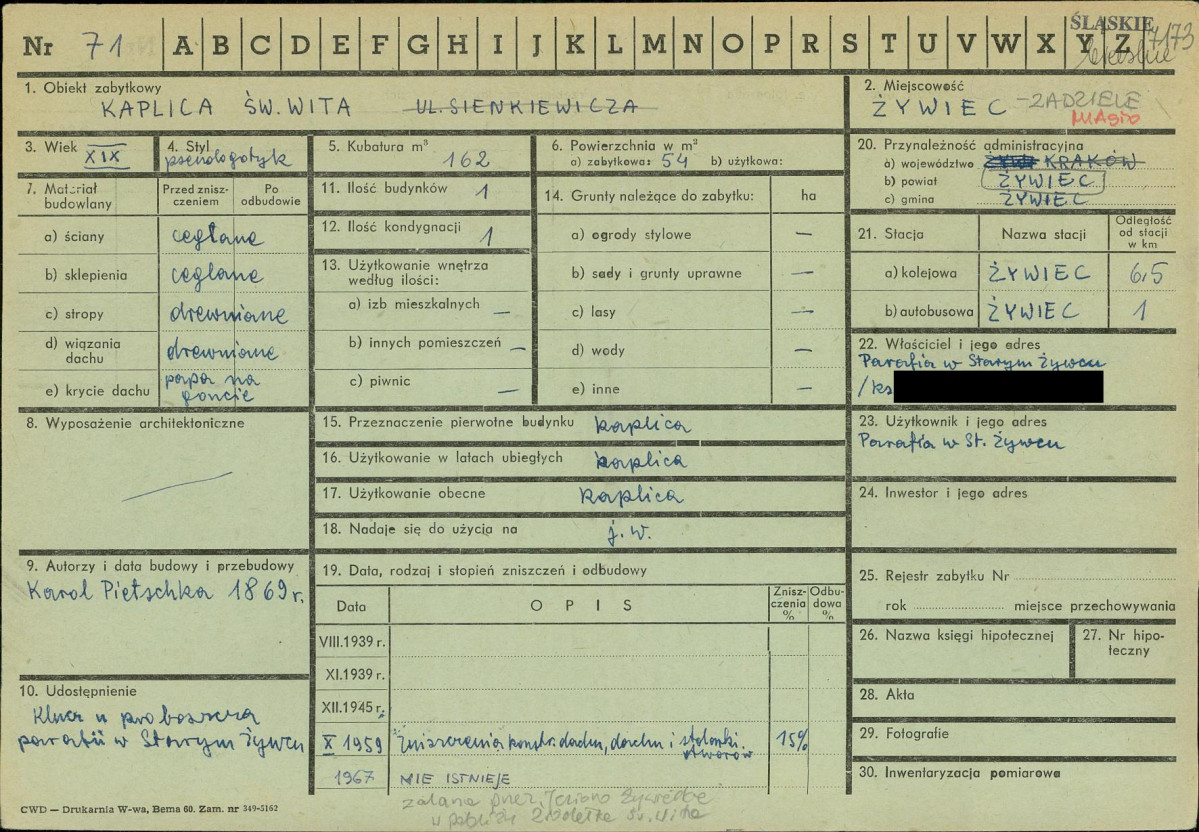 KZ - Karta zielona, skan nr 1