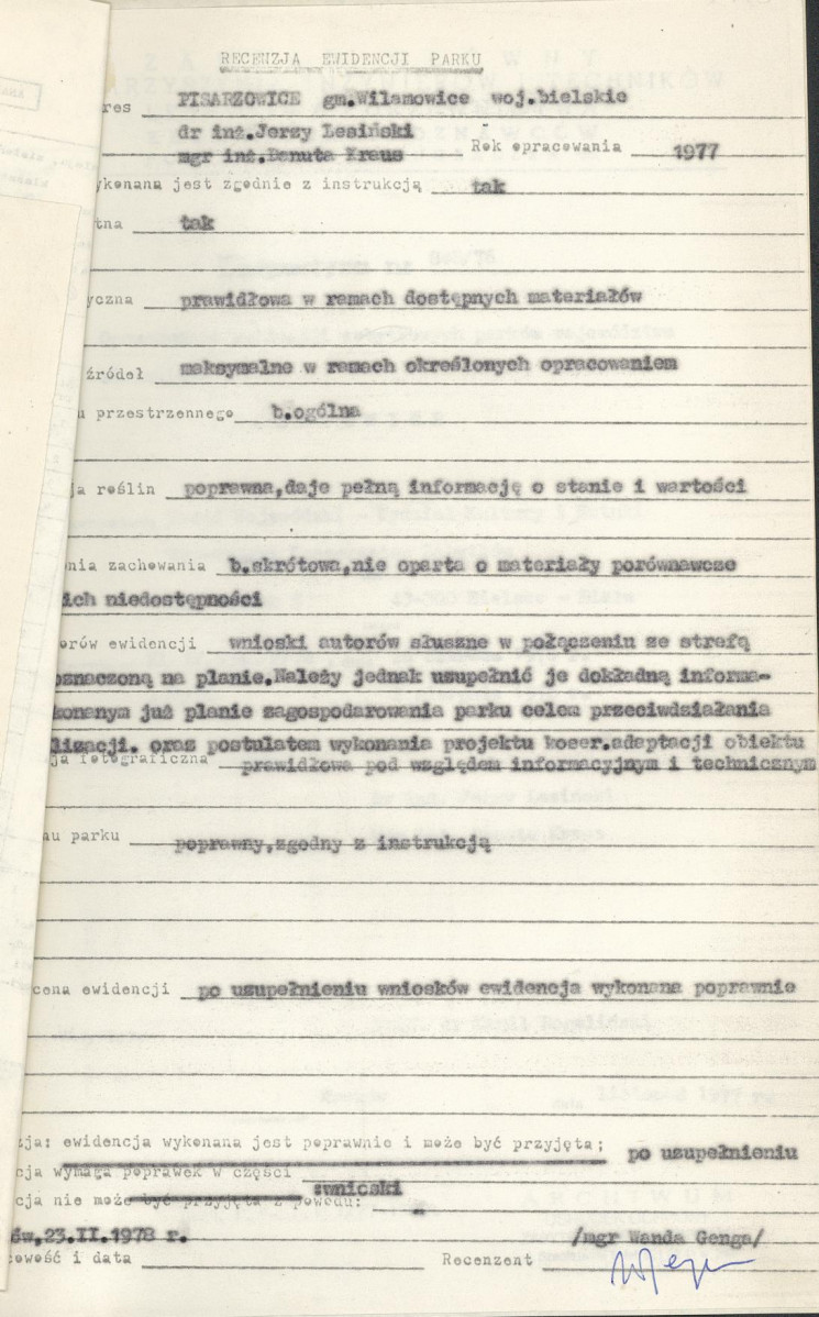 Ewidencja parkowa, skan nr 5