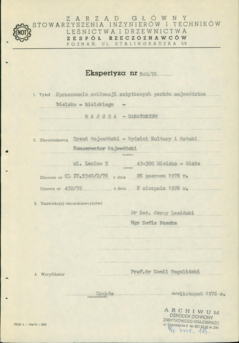 Ewidencja parkowa, skan nr 3