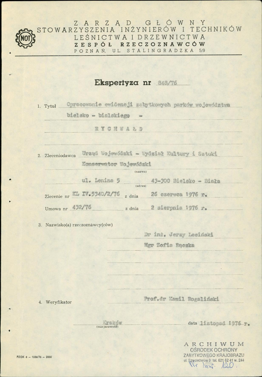 Ewidencja parkowa, skan nr 3