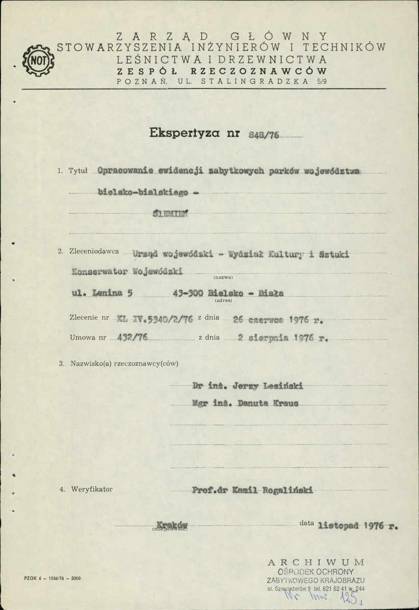 Ewidencja parkowa, skan nr 3