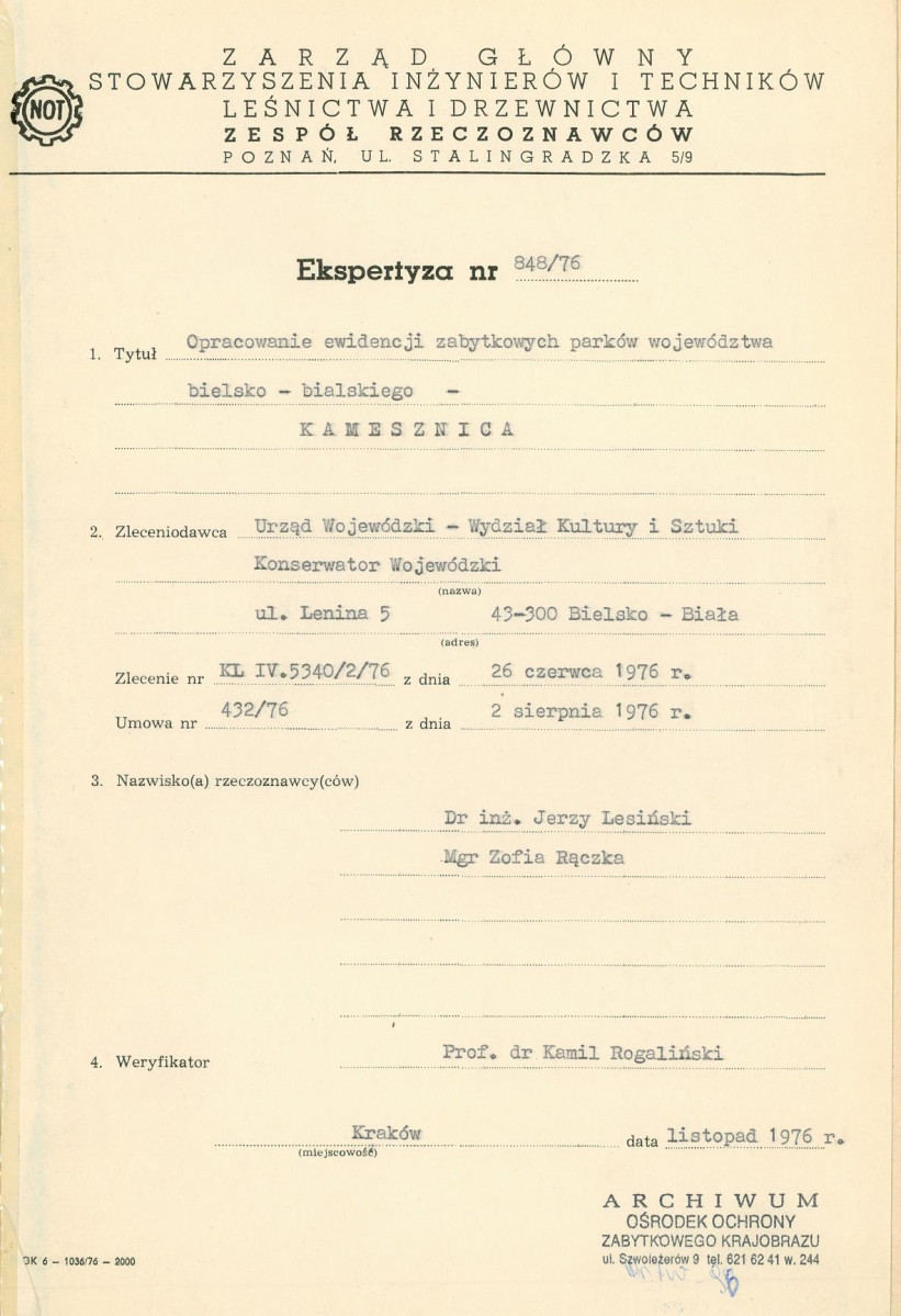Ewidencja parkowa, skan nr 3