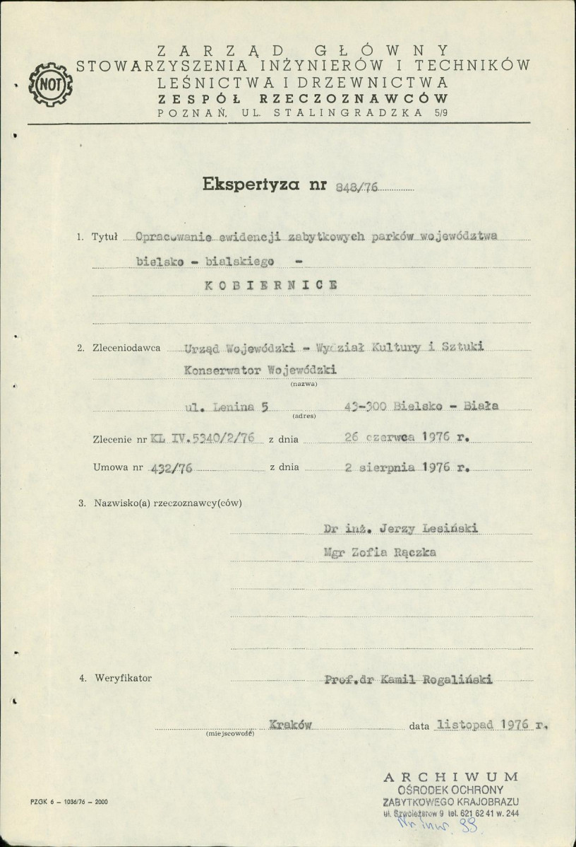 Ewidencja parkowa, skan nr 3