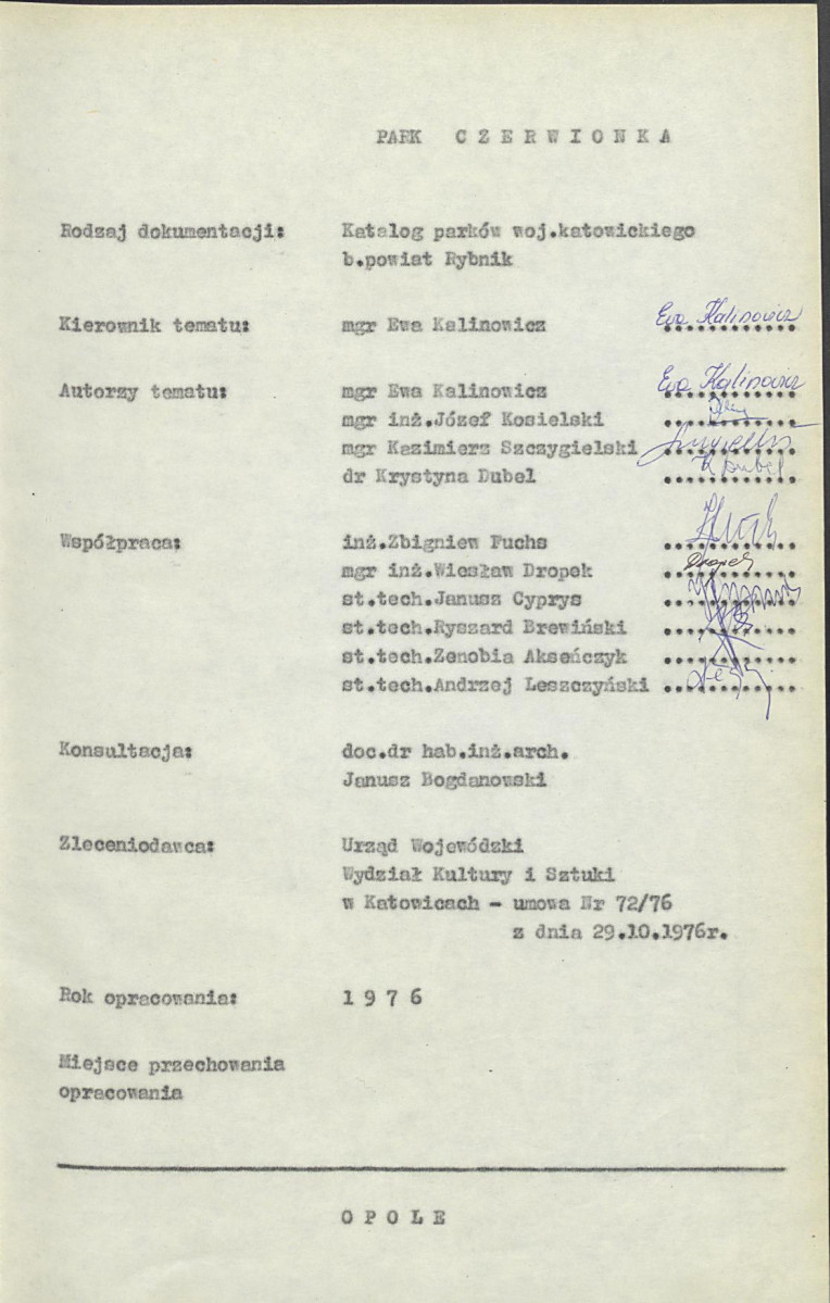 Ewidencja parkowa, skan nr 6