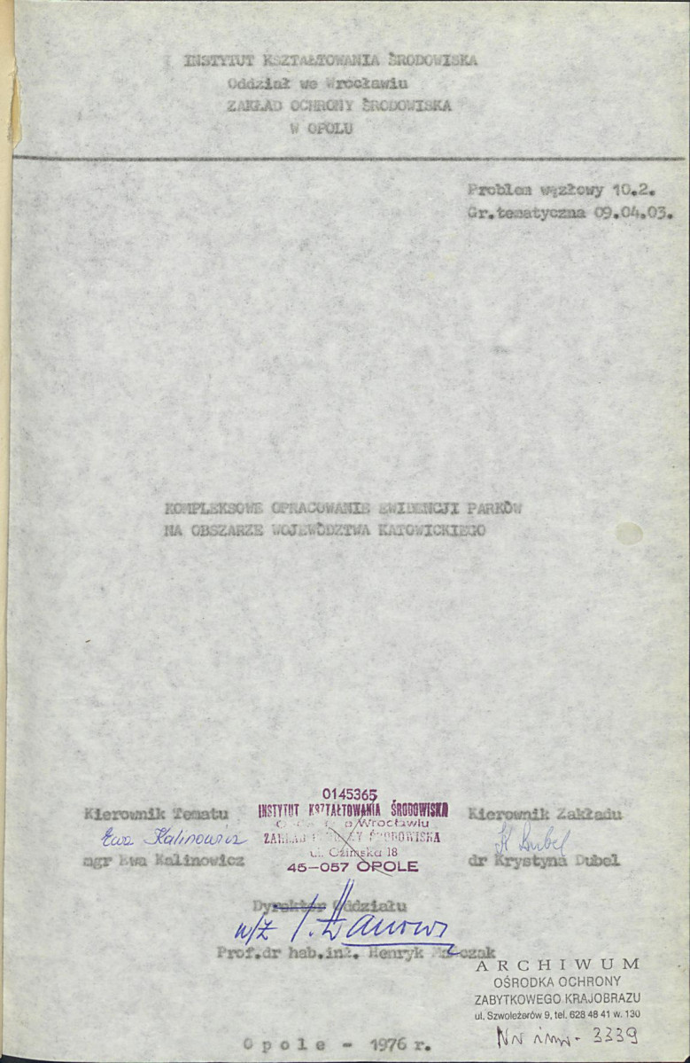 Ewidencja parkowa, skan nr 5
