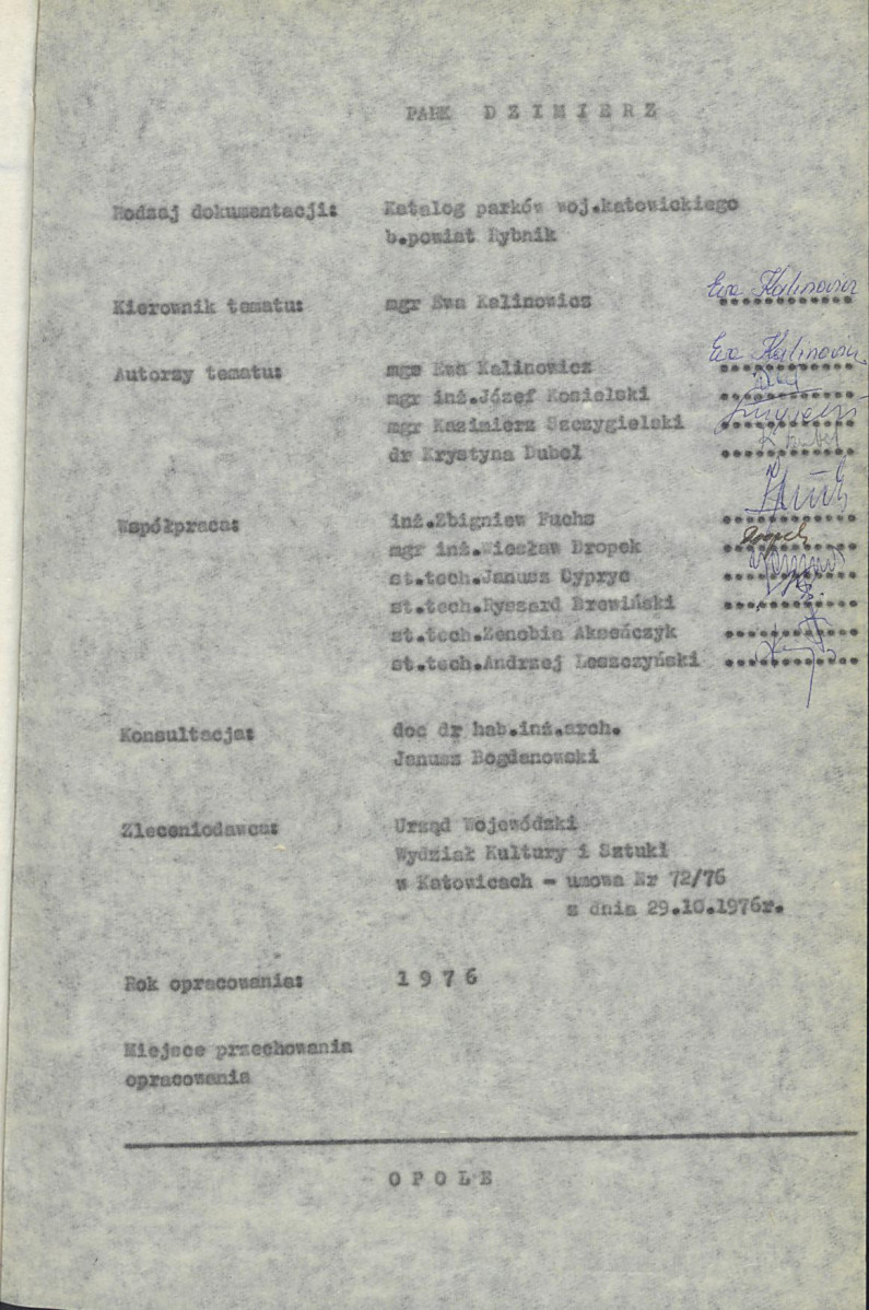 Ewidencja parkowa, skan nr 6