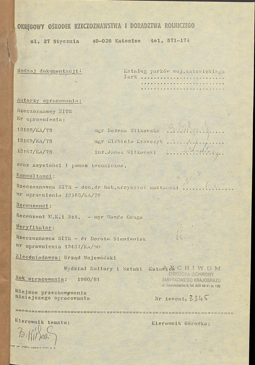 EP - Ewidencja parkowa, skan nr 4