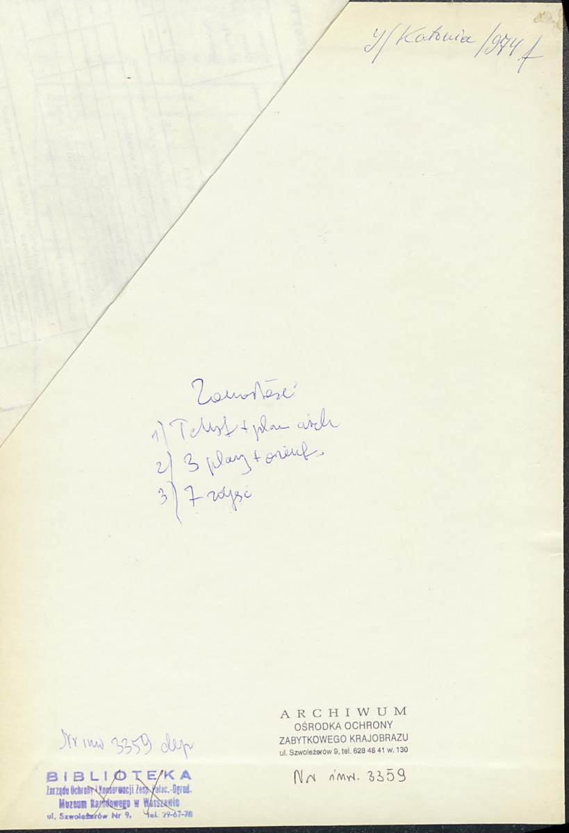 Ewidencja parkowa, skan nr 2