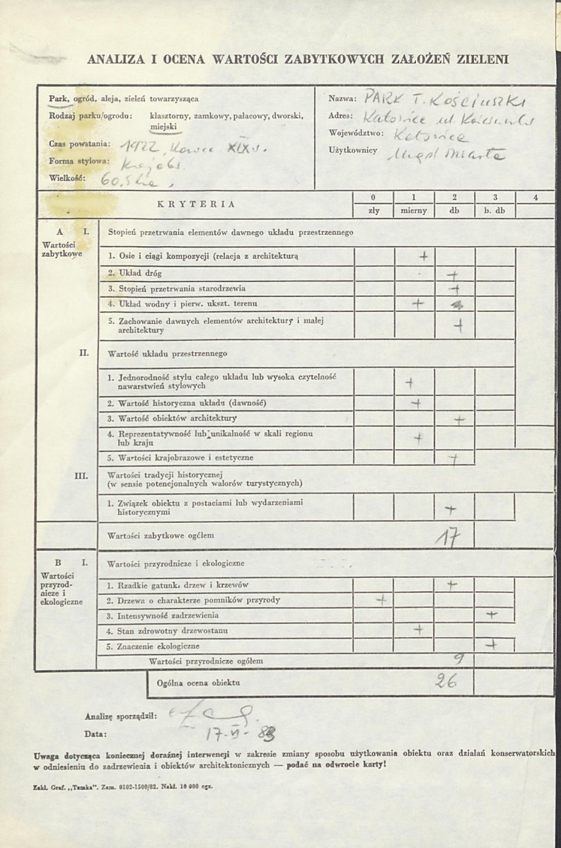 Ewidencja parkowa, skan nr 3