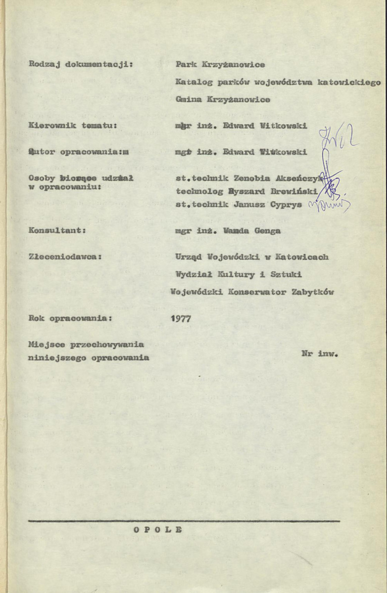 Ewidencja parkowa, skan nr 6