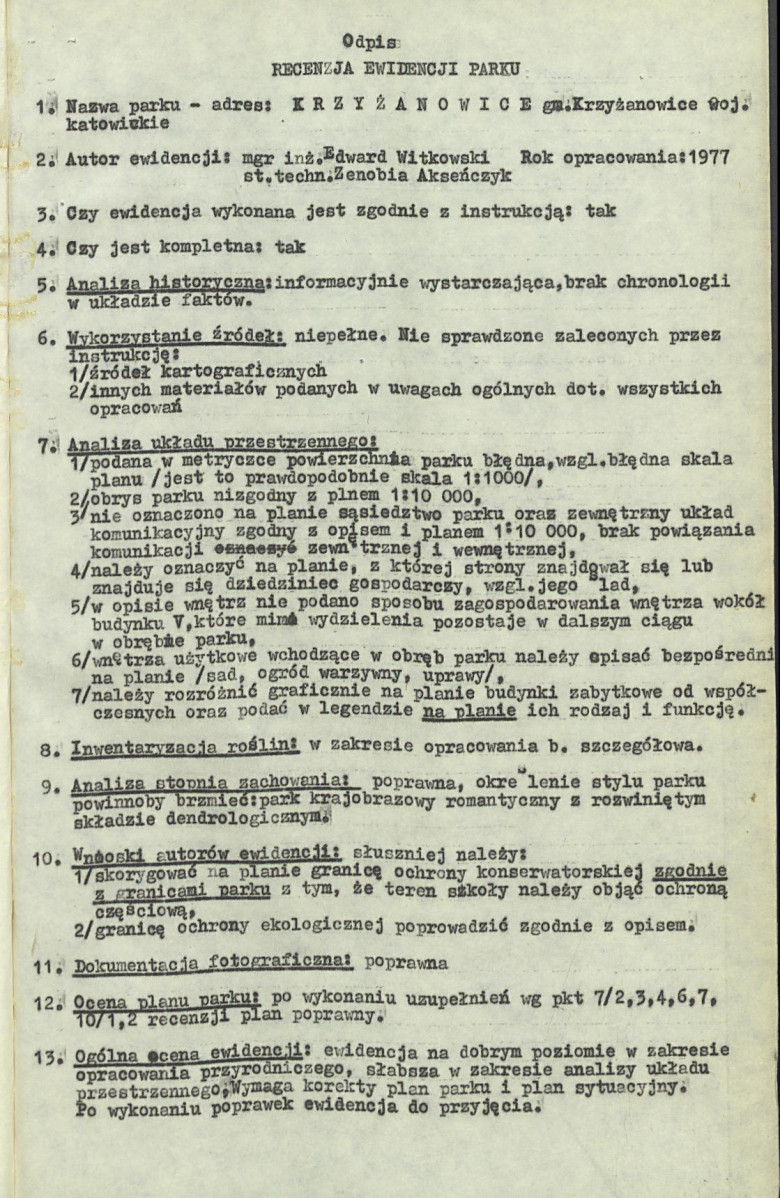 Ewidencja parkowa, skan nr 34
