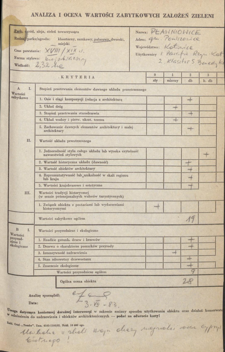 Ewidencja parkowa, skan nr 3
