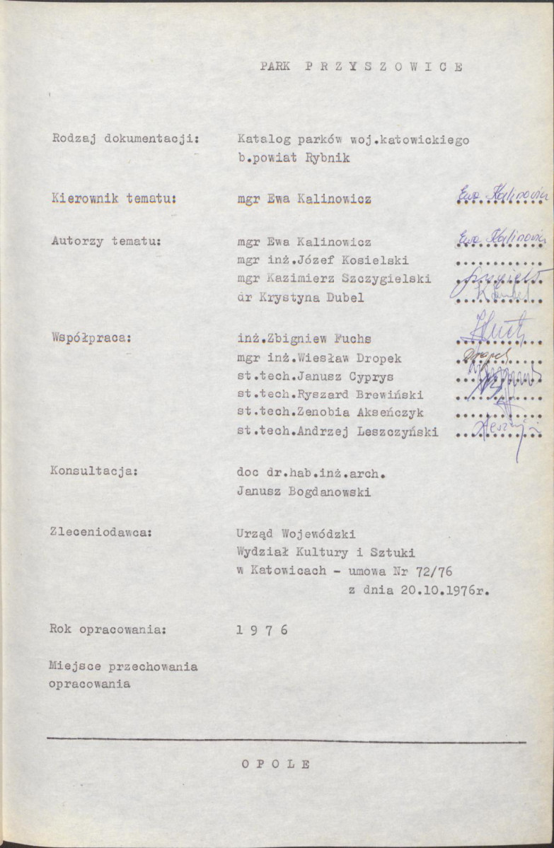 Ewidencja parkowa, skan nr 6