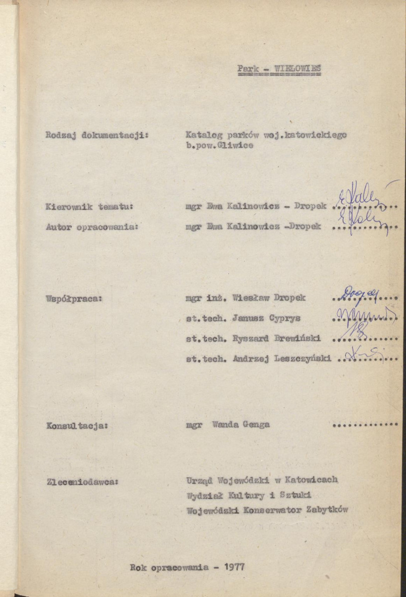 Ewidencja parkowa, skan nr 7