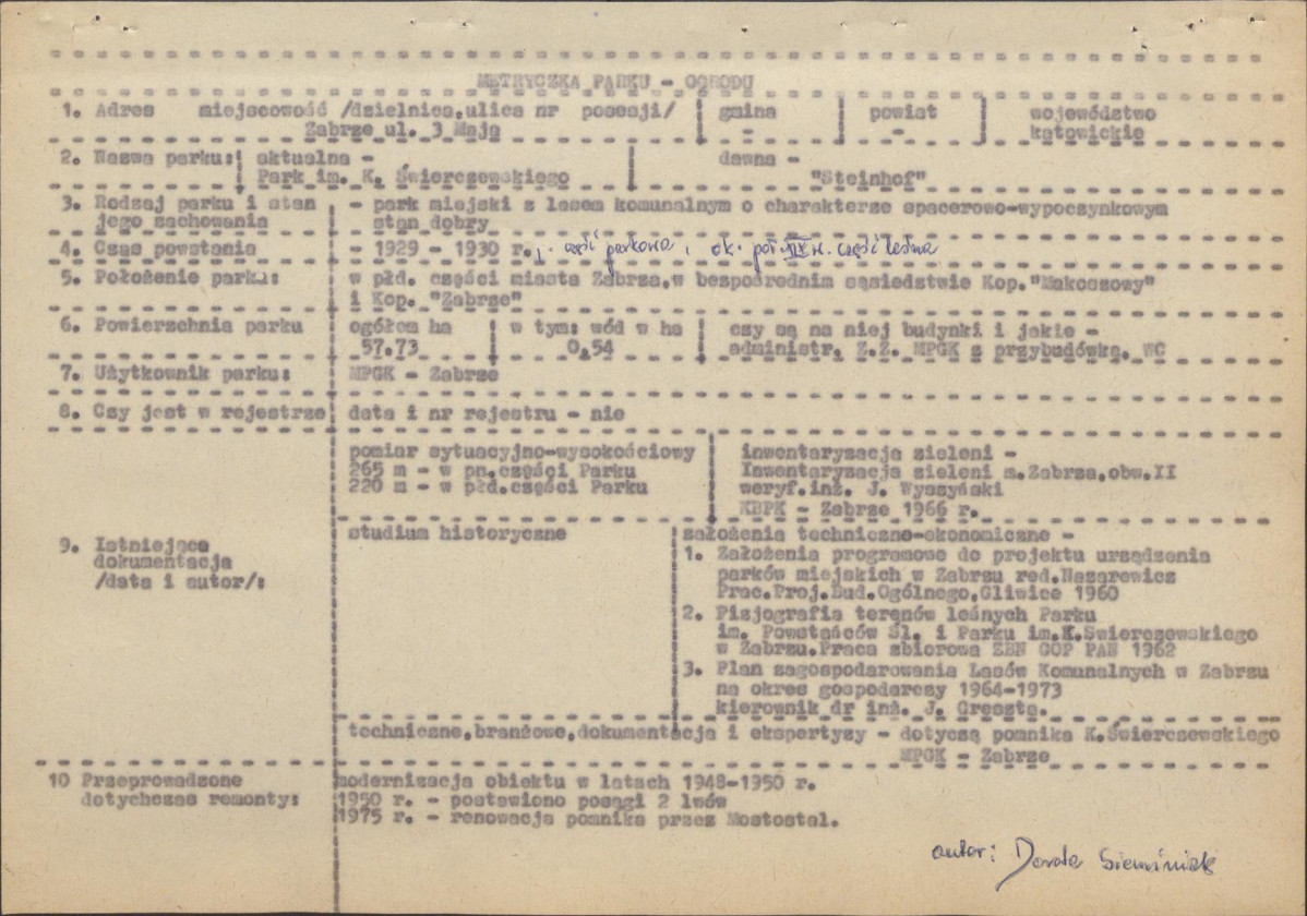 Ewidencja parkowa, skan nr 11