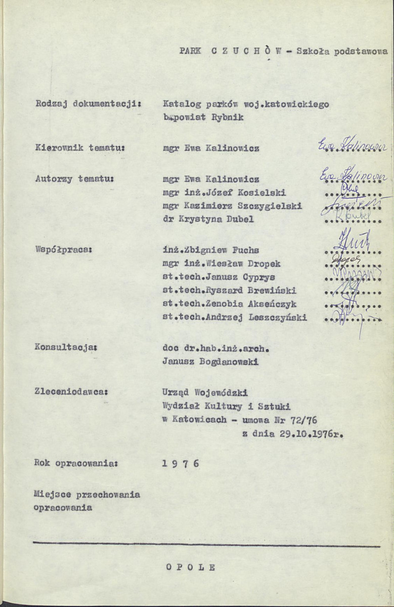 Ewidencja parkowa, skan nr 5
