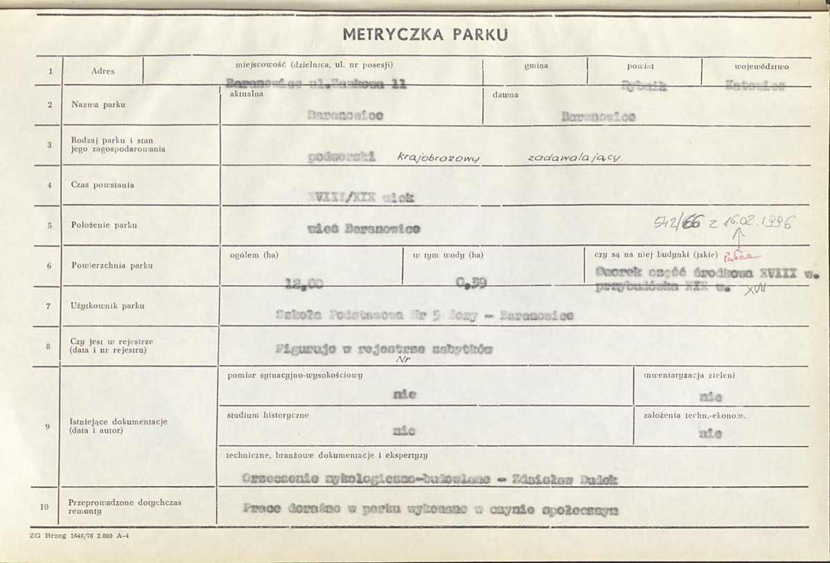 Ewidencja parkowa, skan nr 8