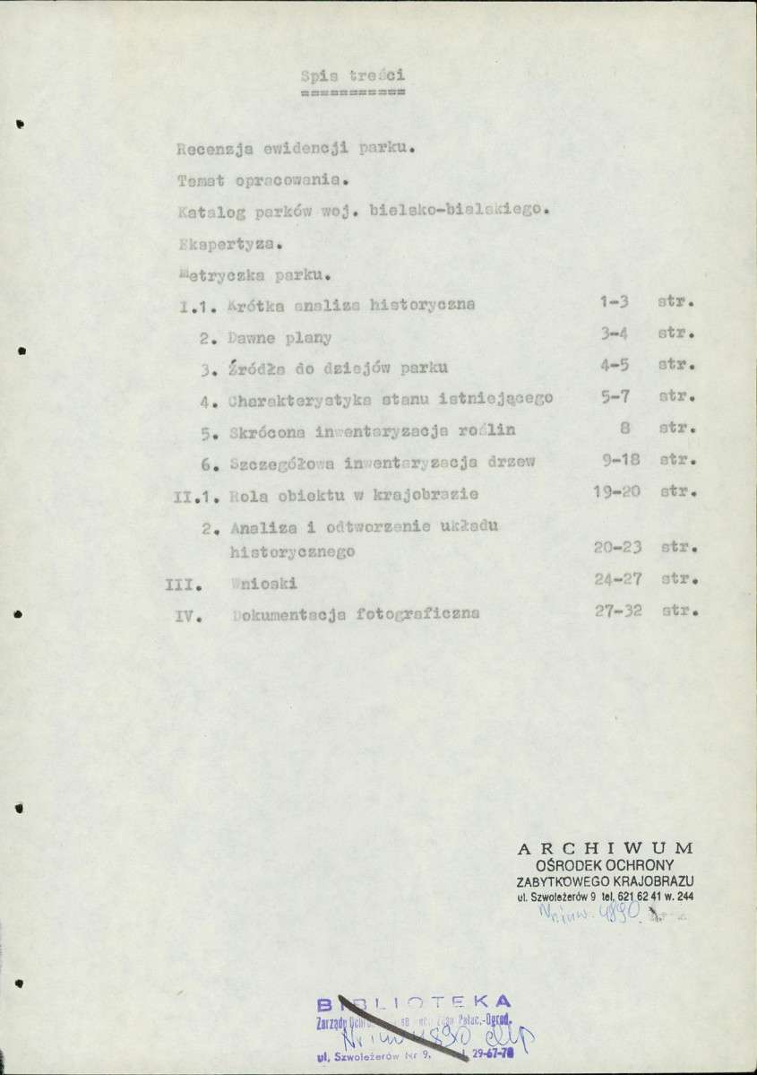 Ewidencja parkowa, skan nr 5