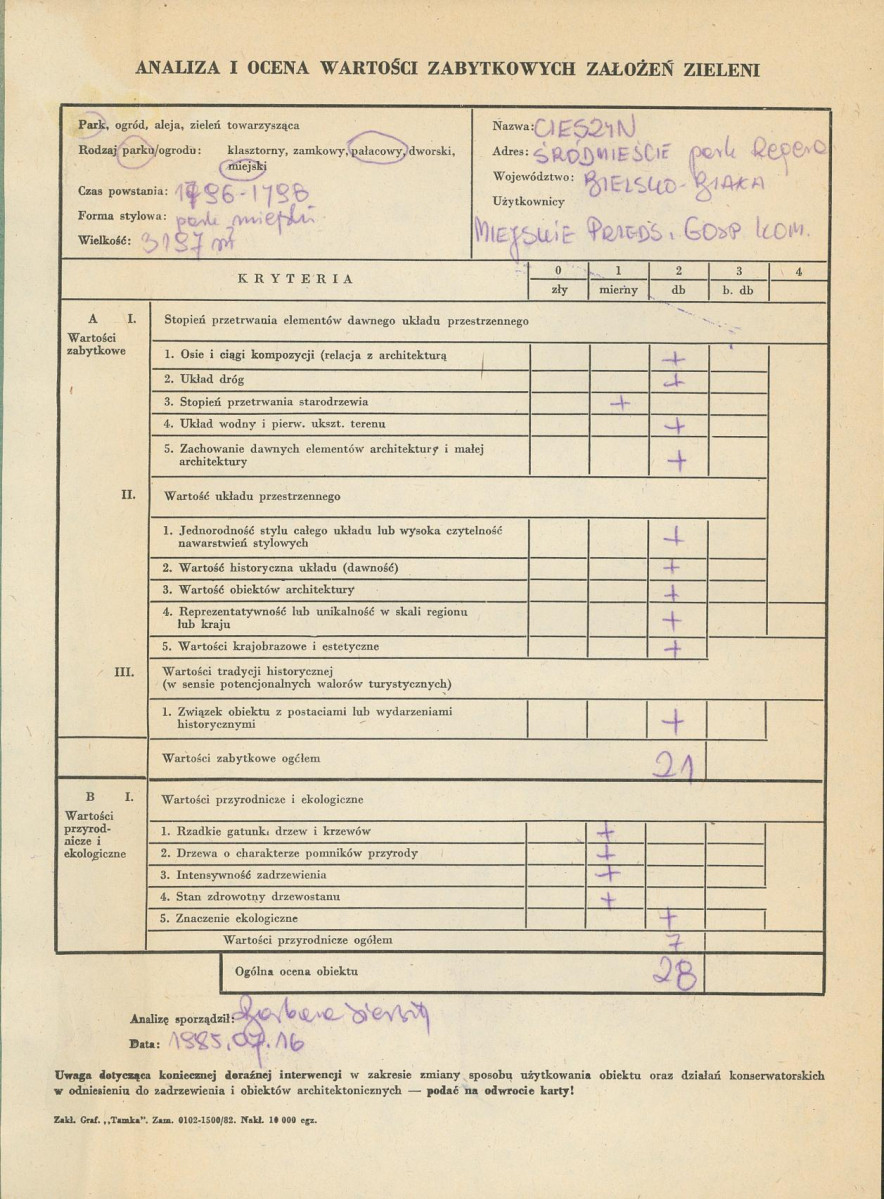 Ewidencja parkowa, skan nr 3