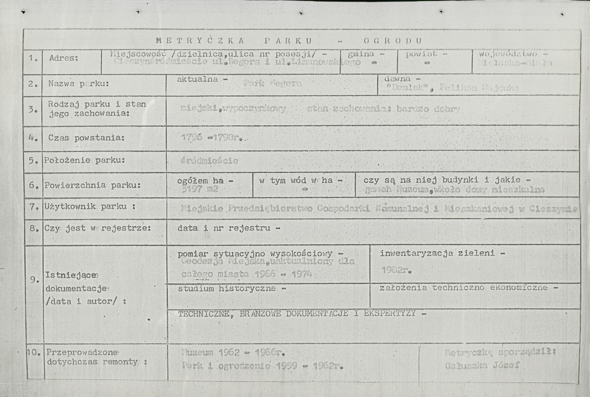 Ewidencja parkowa, skan nr 8