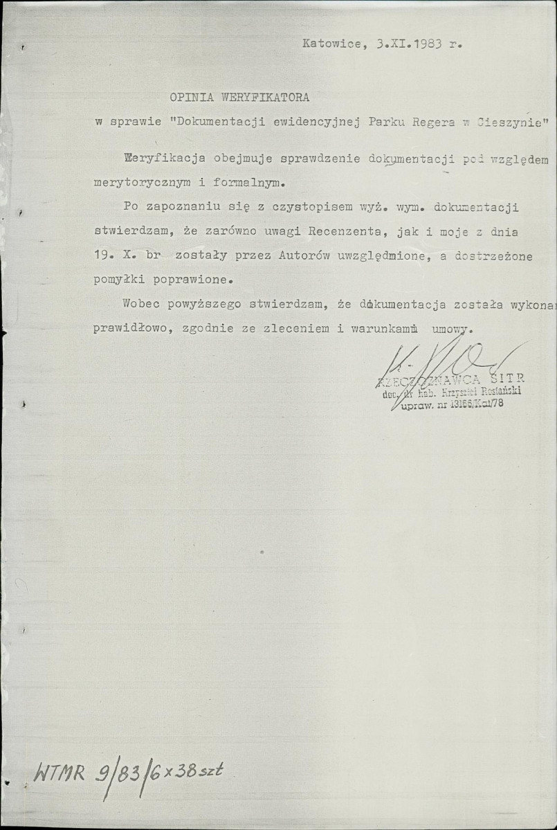 Ewidencja parkowa, skan nr 42